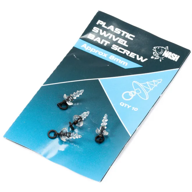Nash Plastic Swivel Bait Screw 8 mm
