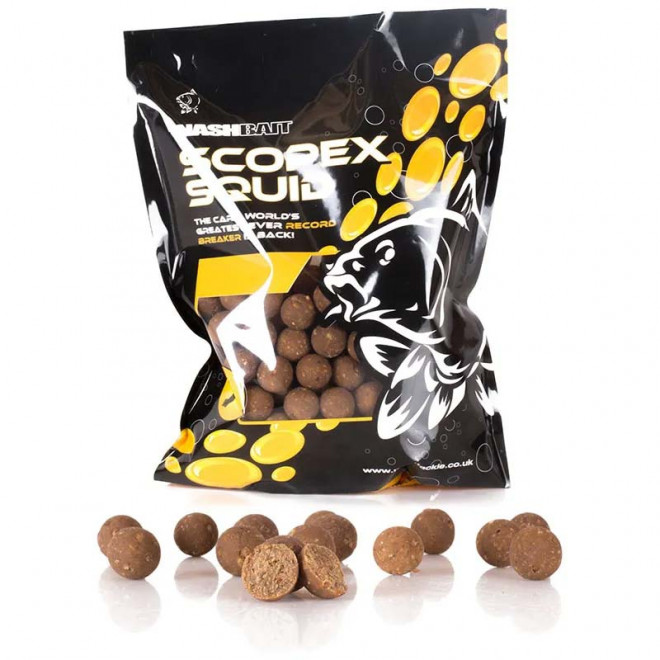 Nash Scopex Squid Stabilised Boilies 15mm 1Kg Nash Scopex Squid Stabilised Boilies 15mm 1Kg