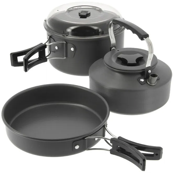 NGT 3PC Kettle Pot & Pan Set