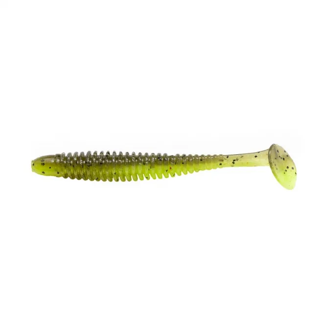 Noike Wobble Shad 4 Inch Green Pumpkin Chartreuse UV #131