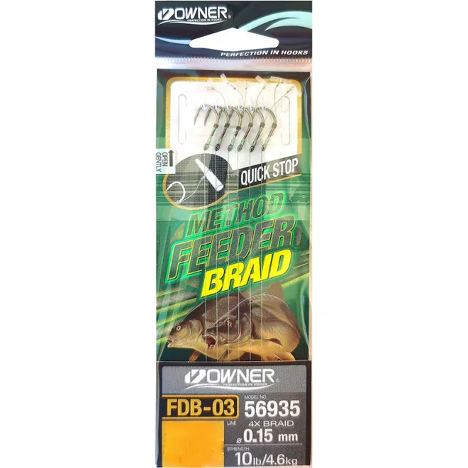 Owner Method Feeder Haken mit Quick Stop 56935 FDB-03 #10