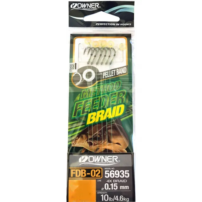 Owner Method Feeder Haken mit Pellet Ring 56935 FDB-02 #6