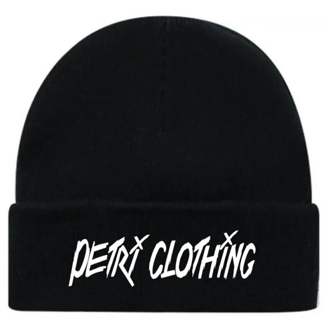 Petri Clothing RAW Beanie Schwarz