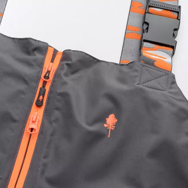 Pinewood Bolmen Fishing Latzhose Dunkelanthrazit/Schwarz S