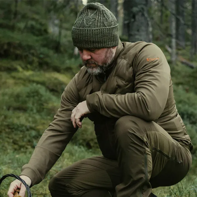 Pinewood Abisko Insulation Hybrid Jacke Herren Olive Green M