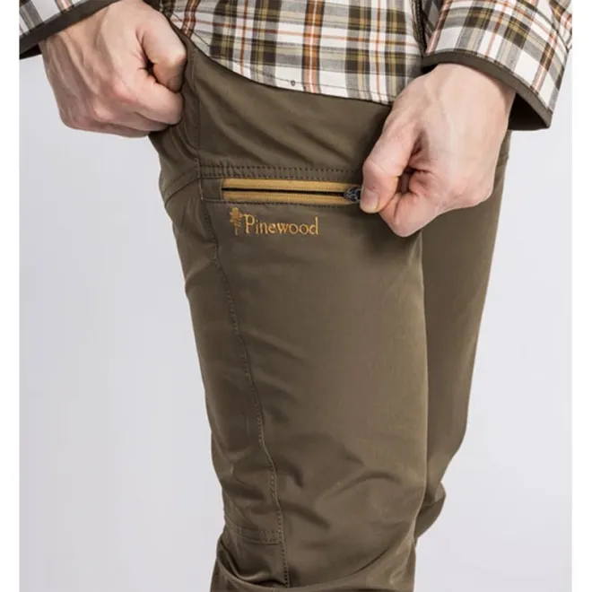 Pinewood Finnveden Trail Stretch Hose Earth Brown C48