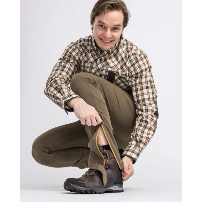 Pinewood Finnveden Trail Stretch Hose Earth Brown C48