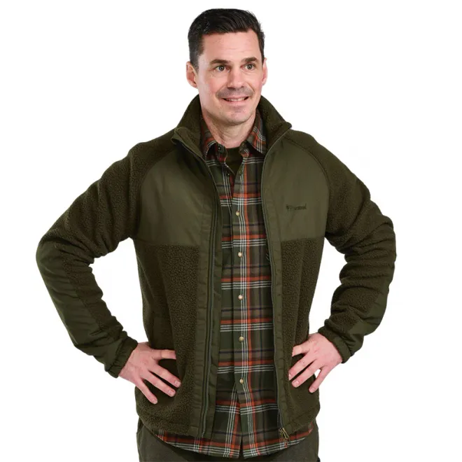 Pinewood Pile Fleece Jacke Herren Moss Green M