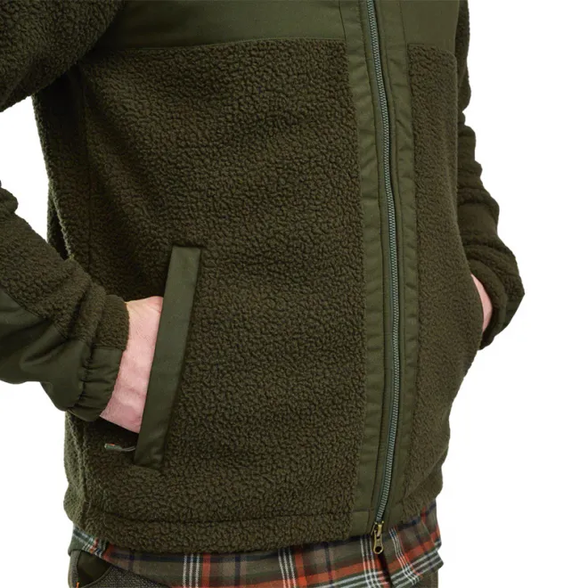 Pinewood Pile Fleece Jacke Herren Moss Green M
