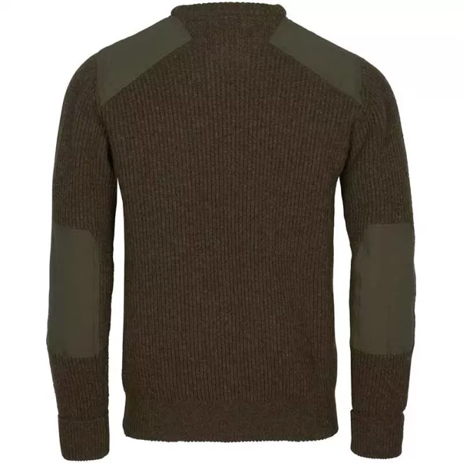 Pinewood Lappland Rough Herren Pullover Mossgreen Melange M