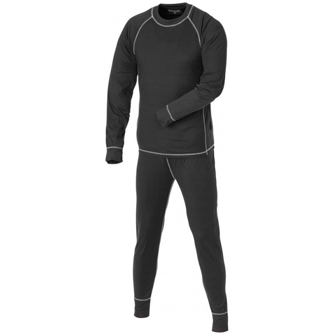 Pinewood Super Unterwäsche Set Schwarz - M, KL Angelsport