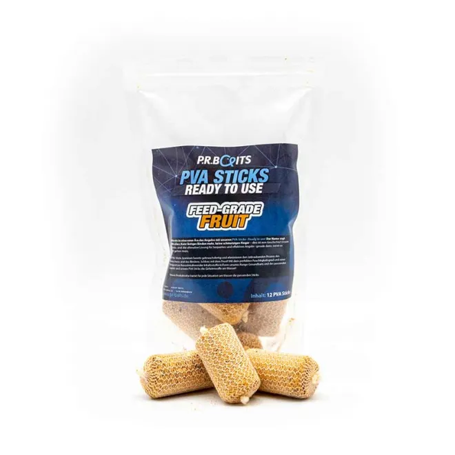 P.R. Baits PVA-Sticks Feed-Grade Fruit