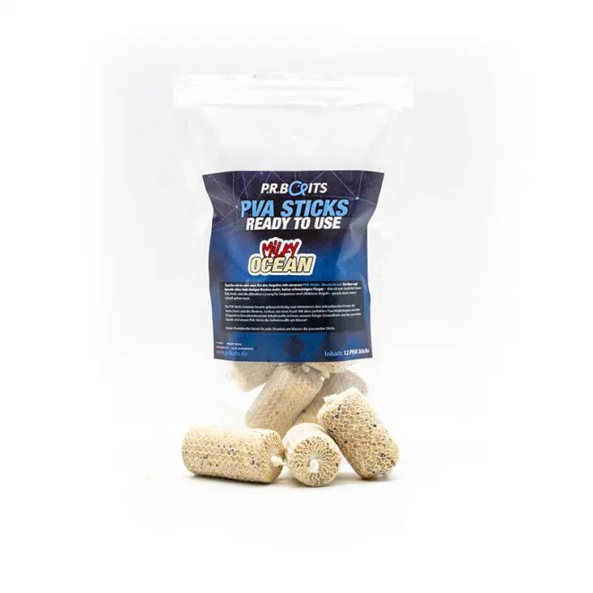 P.R. Baits PVA-Sticks Milky Ocean