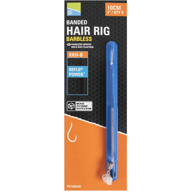 Preston Banded Hair Rig KKH-B 10 cm 0,24 mm 10