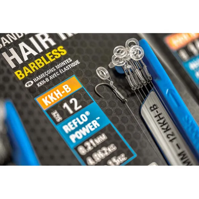 Preston Banded Hair Rig KKH-B 10 cm 0,21 mm 12