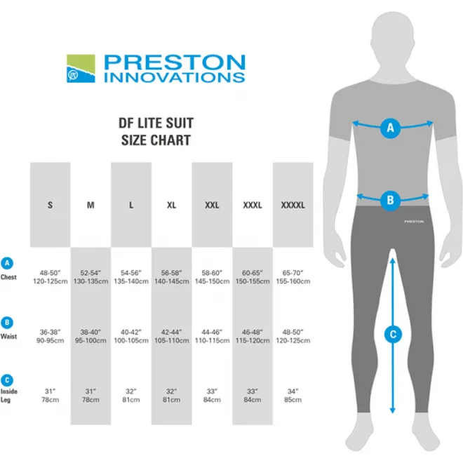 Preston DF Lite Suit M