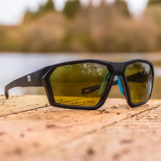 Preston Absolute Wrap Sunglasses Amber Brown