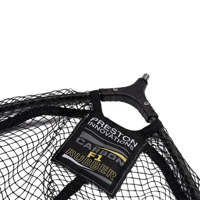 Preston Carbon F1 Latex Landing Net 16 Inch