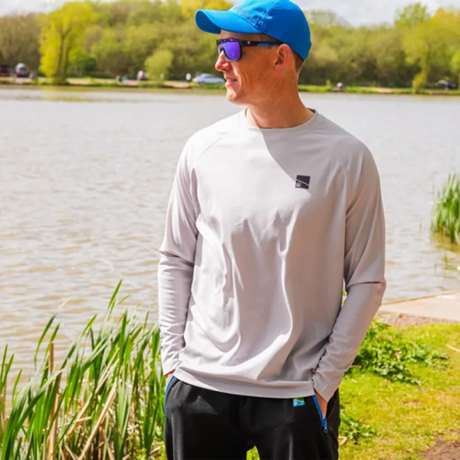 Preston Grey Performance Sun Shirt UPF-4 M