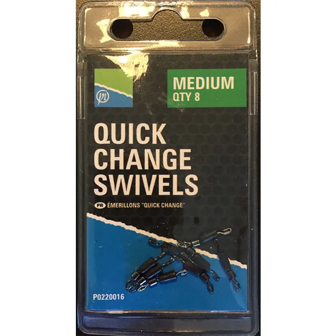 Preston Quick Change Swivels Medium