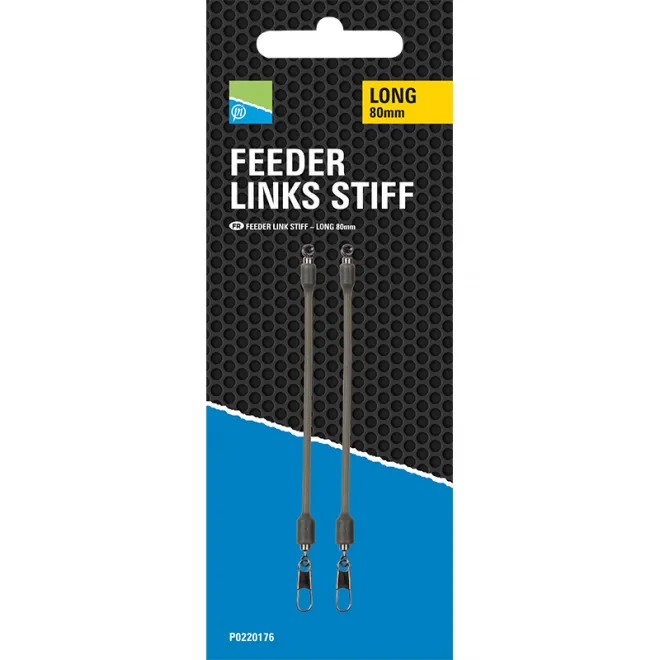 Preston Feeder Links Stiff Long 80 mm