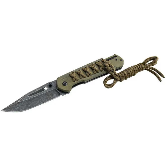 Puma TEC Einhandmesser Aisi 420 Stahl G10 mit Kordel