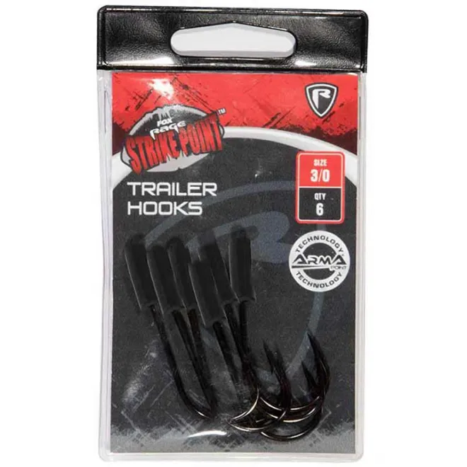 FOX Rage Strike Point Trailer Hooks Size 2/0
