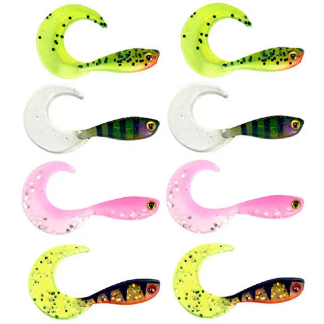 FOX Rage Micro Grub Tail 4 cm UV Mixed Colour Pack