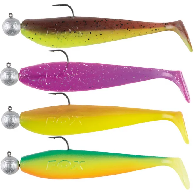 FOX Rage Zander Pro Shad 12 cm Mixed UV Colour Pack LOADED