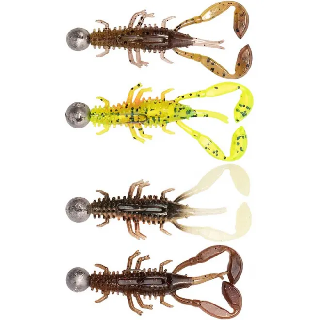 FOX Rage UV Micro Critter 5 cm Mixed Pack Loaded