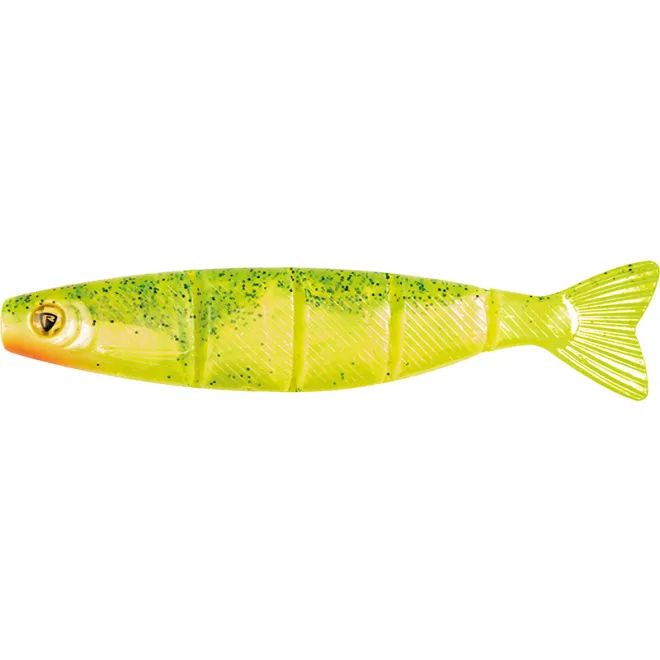 FOX Rage Pro Shad Jointed 14 cm/5.5" UV Lemon Tiger