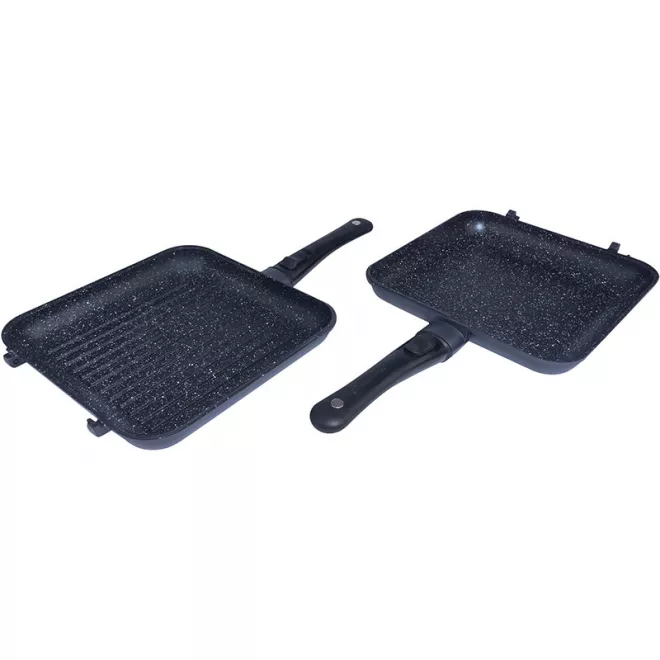 RidgeMonkey Connect Pan & Griddle XXL Granite Edition