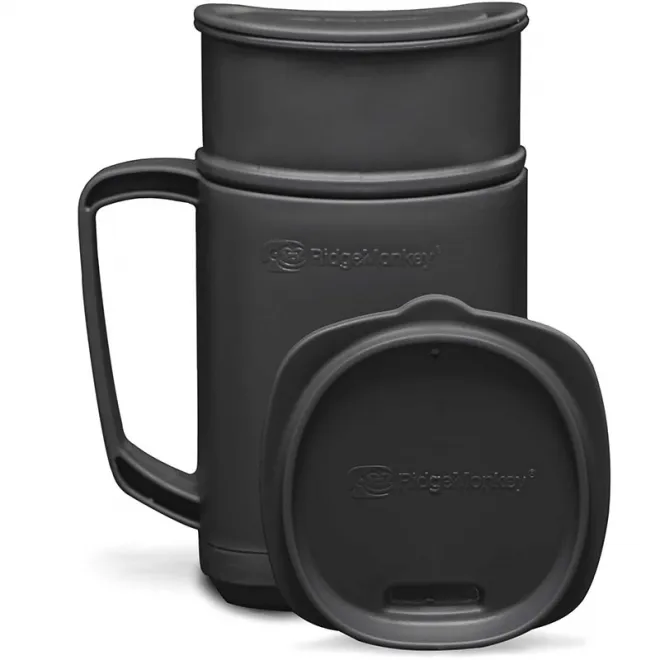 RidgeMonkey Thermo Mug DLX Brew Set Grey