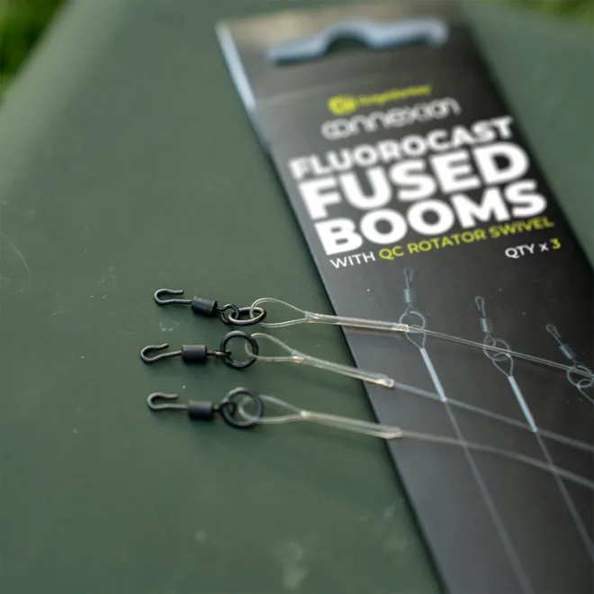 RidgeMonkey FluoroCast Fused Booms with QC Rotator Swivel 18 cm
