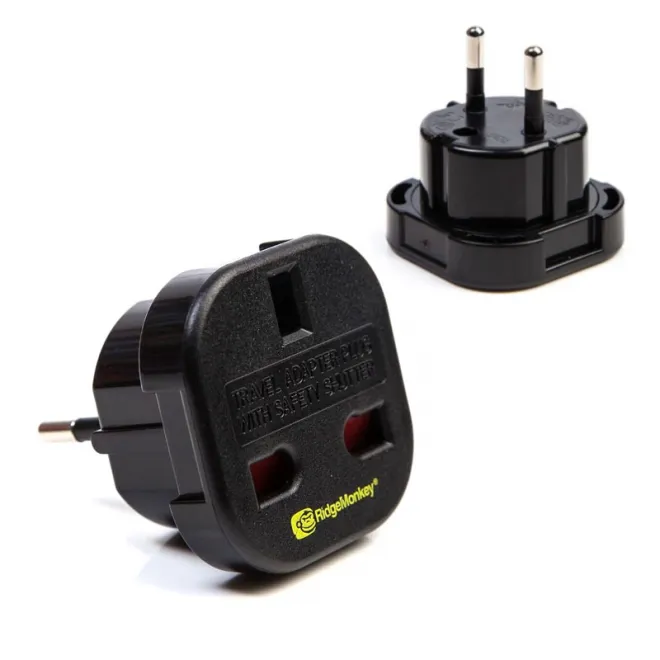 RidgeMonkey Vault UK 3 Pin To EU 2 Pin Adaptor