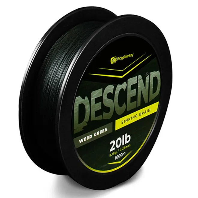 RidgeMonkey Descend Sinking Braid 20 lb 1000 m