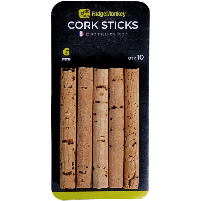 RidgeMonkey Combi Bait Drill Spare Cork Sticks 6 mm