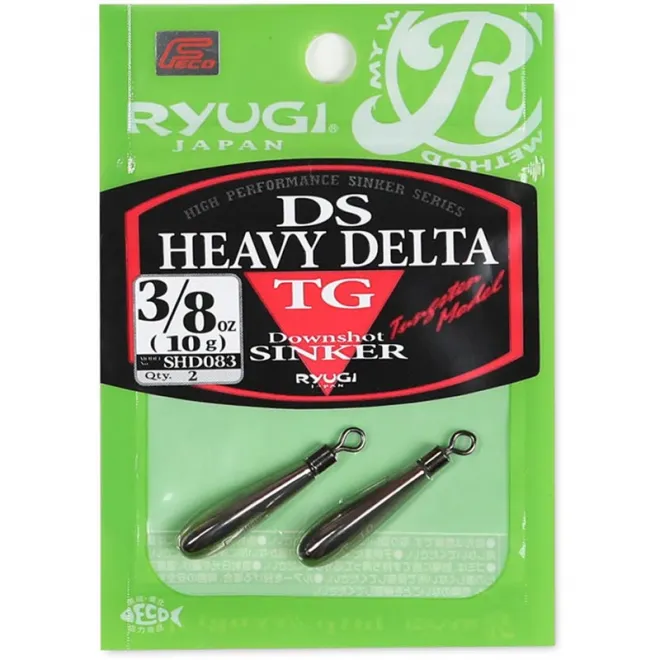 Ryugi DS Heavy Delta TG Sinker 1/4 oz - 7 g 3 Stück