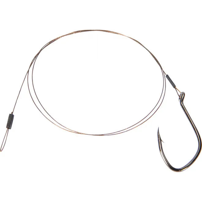 Sänger 1x7 Stahlvorfach mit Einzelhaken 60 cm 15 kg Gr.2/0