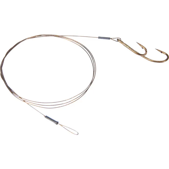 Sänger 1x7 Stahlvorfach mit Ryderhaken 50 cm 9 kg Gr.2