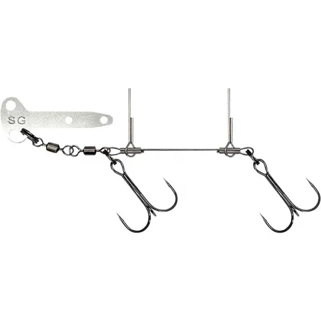Savage Gear Pro Peg Blade Rig Large #2X2 10cm 23kg 0,78mm