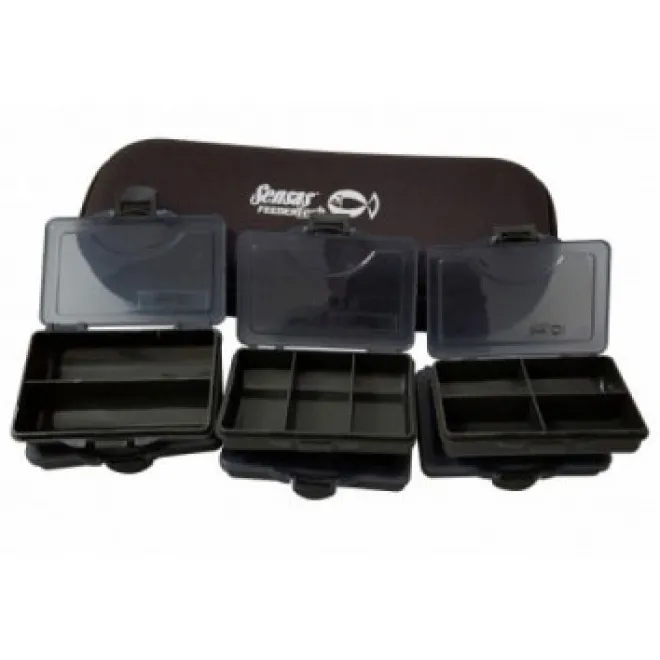 Sensas Feeder Tech Aufbewahrungstasche mit 6 Boxen