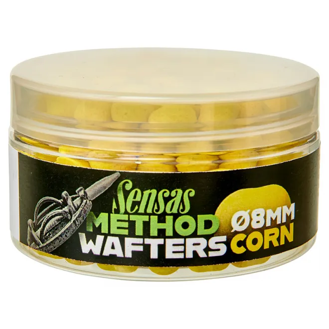 Sensas Method Wafters 8 mm 45 g Corn