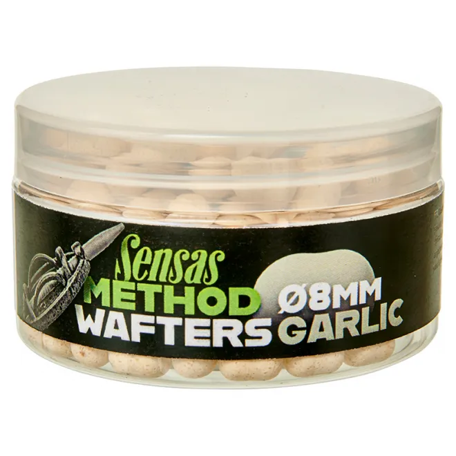 Sensas Method Wafters 8 mm 45 g Garlic