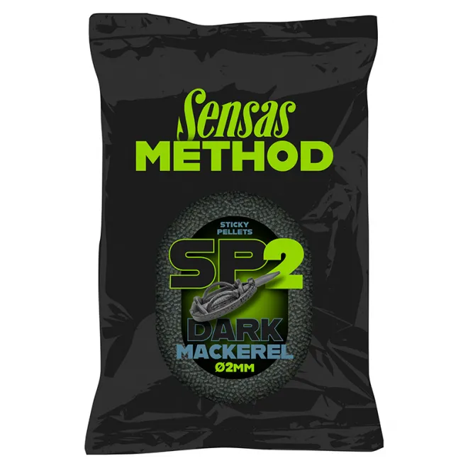 Sensas Method Sticky Pellets 650 g Dark Mackerel