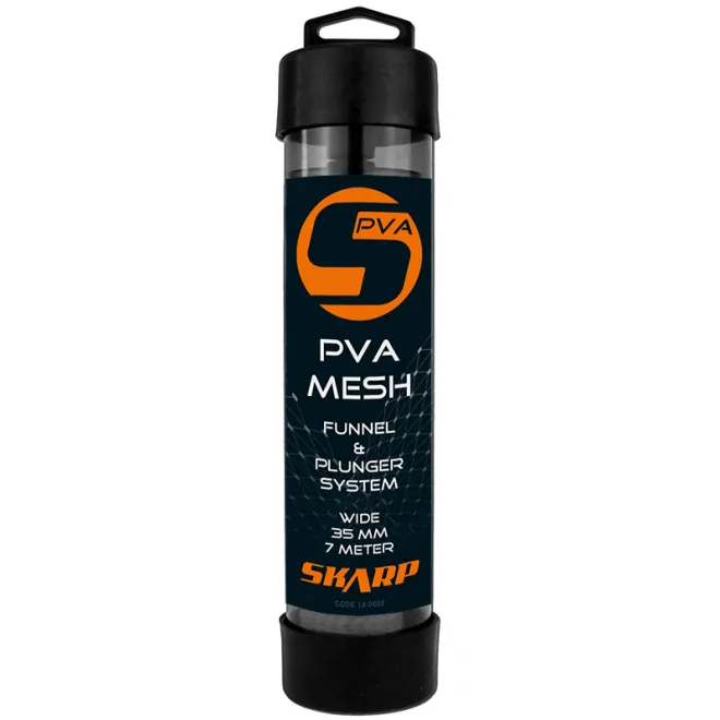 Skarp PVA Mesh Funnel & Plunger System Wide 35 mm - 7 m