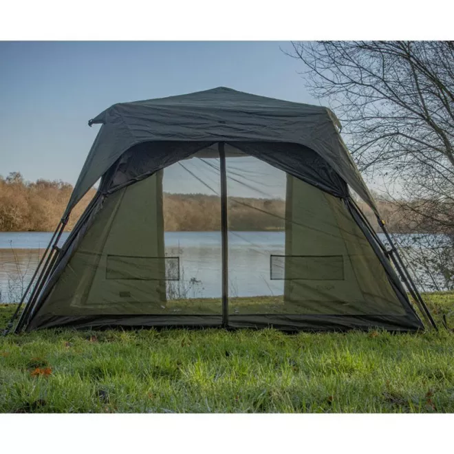 Solar SP Quick-Up Shelter Green MKII With Heavy-Duty Groundsheet