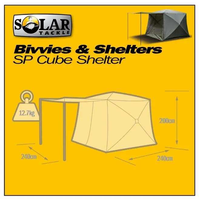 Solar SP Cube Shelter Green MK2