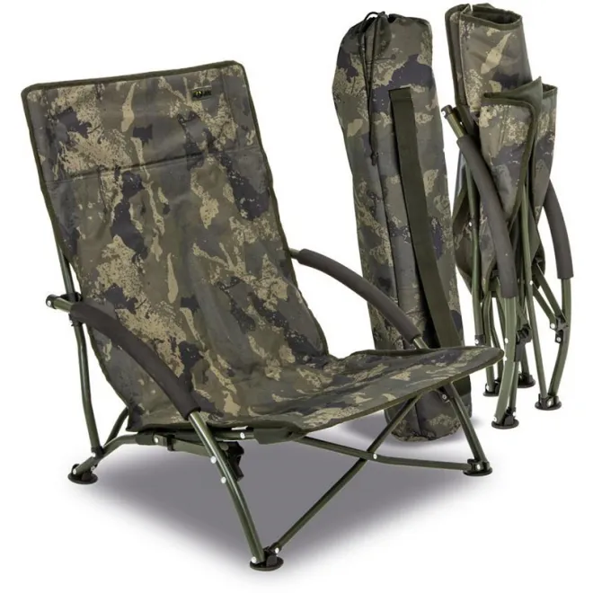 Solar Undercover Camo Foldable Easy Chair Low 