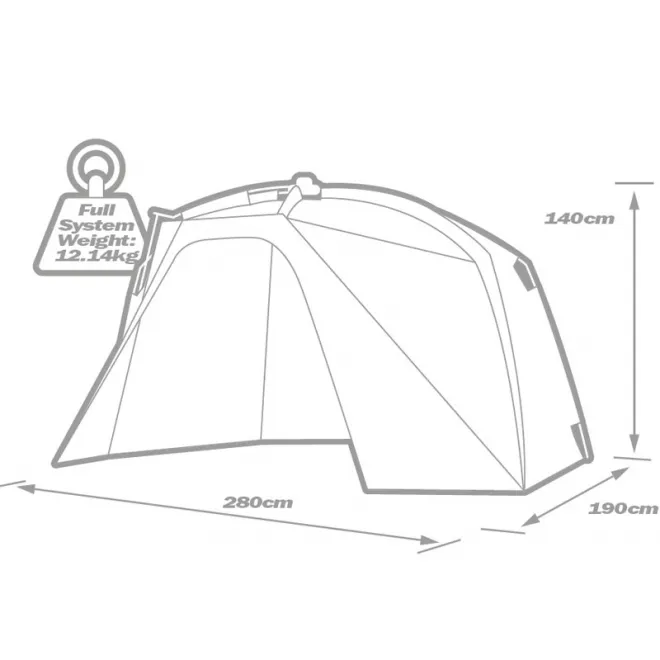 Solar South Westerly Pro Uni Spider Bivvy System Bundle